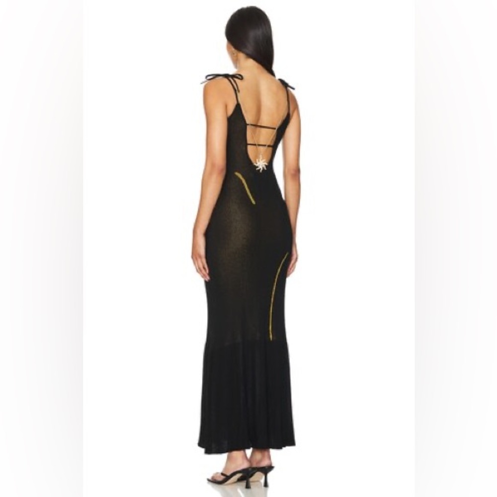 HOUSE OF SUNNY STATUE DRESS IN ONYX - Picture 9 of 15
